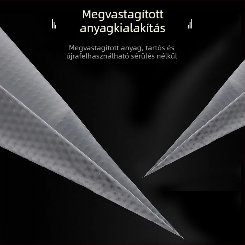 Egyszer használatos tortadíszítő tasakok készlet, 100 db, nagy, közepes és kicsi méretben krémhez és tortákhoz