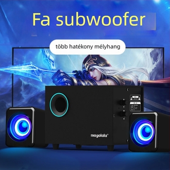 Q9 2.1 csatornás számítógép-hangszóró Bluetooth, USB táplálás, MP3 lejátszás, 3D surround hangzás