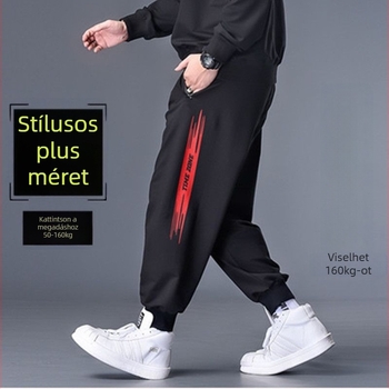 Férfiaknak szabadidős sportnadrág, lazán szabott, egyenes szárú, poliészter anyag, nagy rugalmasság, nyárra alkalmas