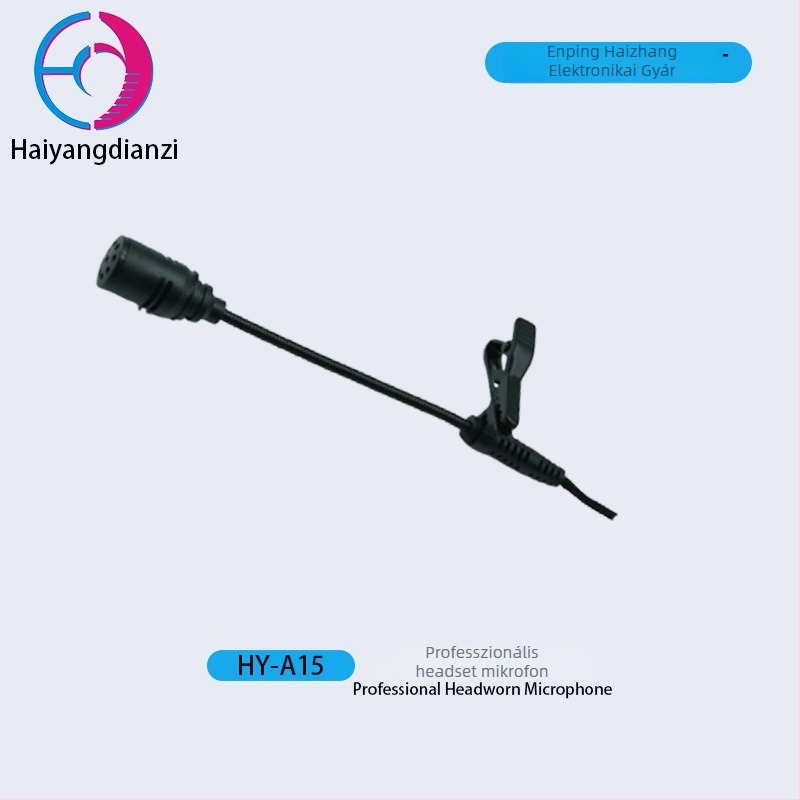 Kihosszabbított lavalier mikrofon tanároknak, előadásokhoz, útikalauzokhoz és interjúkhoz