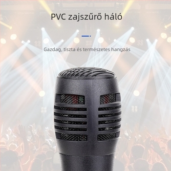 Fugue műanyag vezetékes mikrofon – OEM támogatás, CE és RoHS tanúsítvány