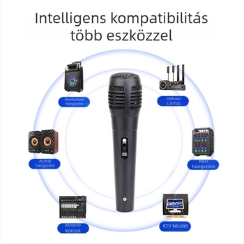 Fugue műanyag vezetékes mikrofon – OEM támogatás, CE és RoHS tanúsítvány