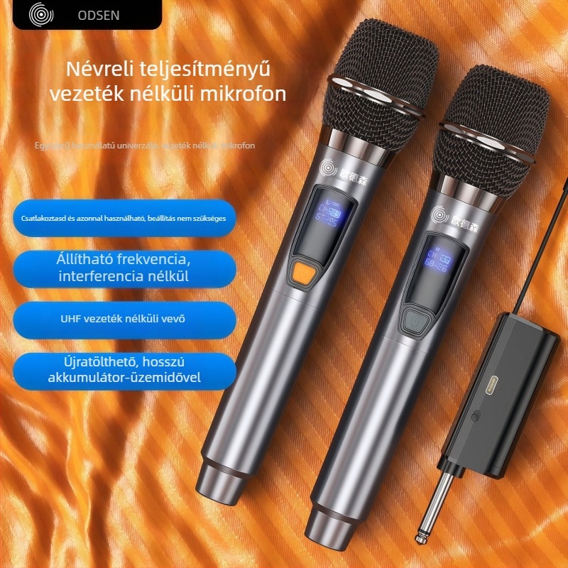 Beépített mikrofonnal rendelkező hangszóró | Q11 modell, KTV, színpad és gyerekek számára | Bluetooth 2.1, SNR ≥70 dB, belső akkumulátor nélkül