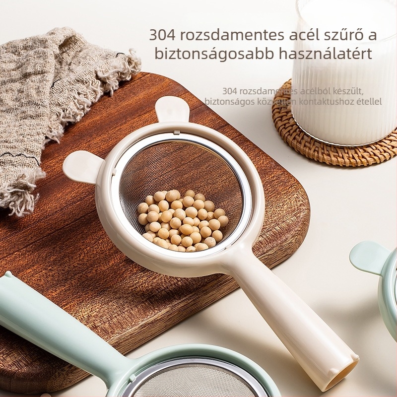304 rozsdamentes acél lisztszitáló – konyhai szita a sütéshez, modern minimalist dizájn