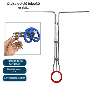 Olajtömítő tömítés telepítő eszköz, rozsdamentes acél, modell 01, univerzális használat, modern minimalista dizájn