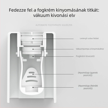 Falihoz szerelt automata fogkrémnyomó és fogkefetartó öblítő pohárral, Hao Sheng, Yongkang eredetű