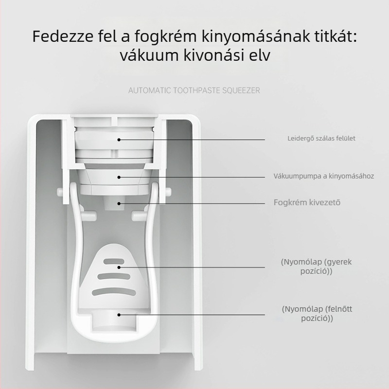 Falihoz szerelt automata fogkrémnyomó és fogkefetartó öblítő pohárral, Hao Sheng, Yongkang eredetű