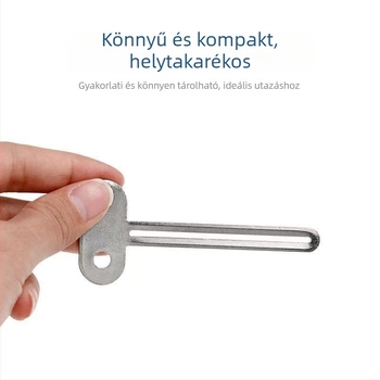 Kézi forgó fém klipsz fogkrémnyomó, háztartási használatra