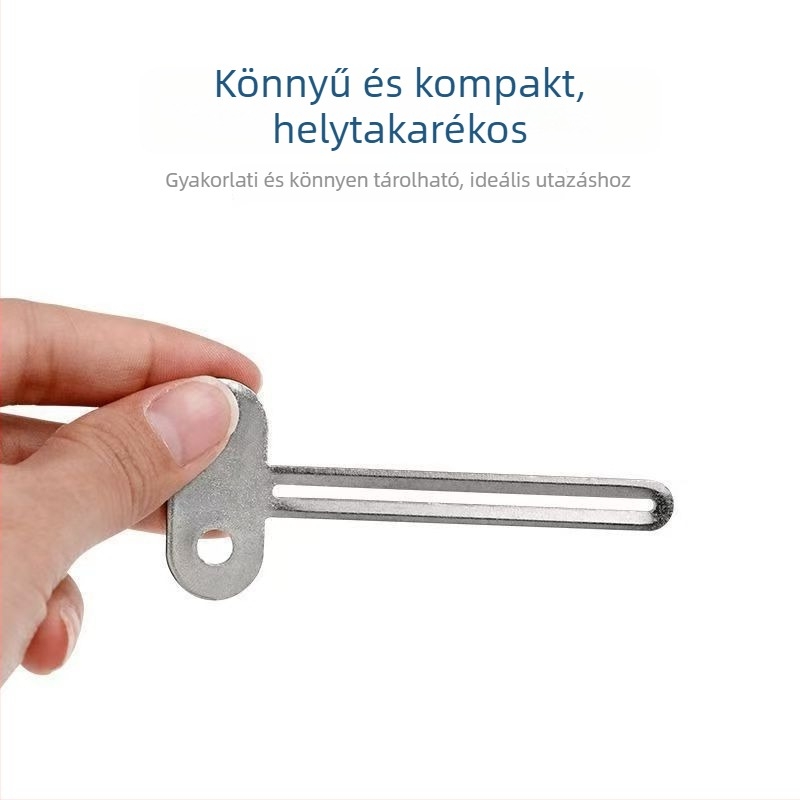 Kézi forgó fém klipsz fogkrémnyomó, háztartási használatra