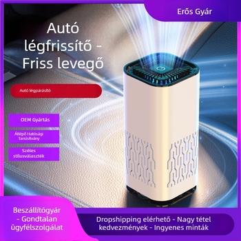 Negatív ionos autó légszűrő - Modell K2, USB tápegység, 5V, negatív ion koncentrációja 300W, ABS ház