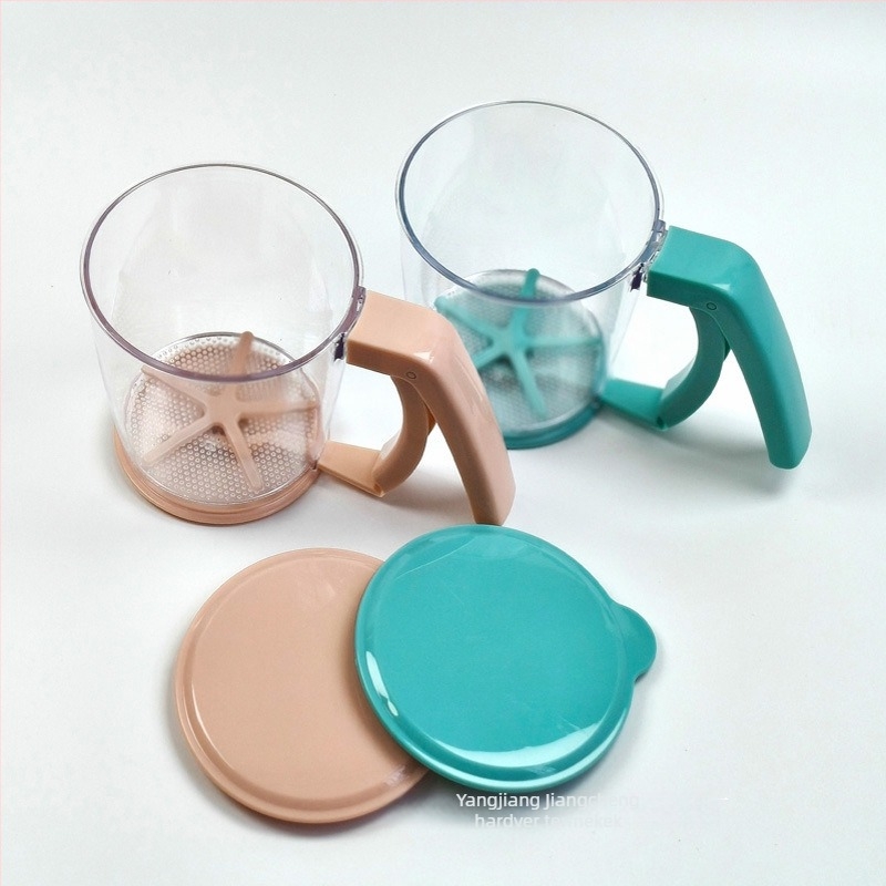 Kitchen beauty Liszt-szitoló és porcukor-szitoló – kézi használatú sütőeszköz, modern minimalist stílus