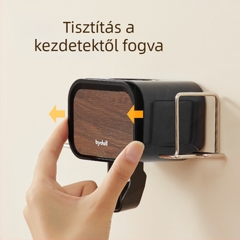 Fali automatikus fogkrém adagoló és fogkefetartó