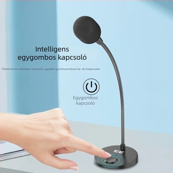 Soaring MK2 USB kondenzátormikrofon játékokhoz, streaminghez és beszélgetéshez