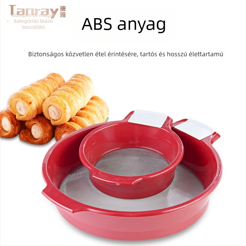 Liszt-szitáló ultrafin hálóval a sütéshez – modern, letisztult dizájn