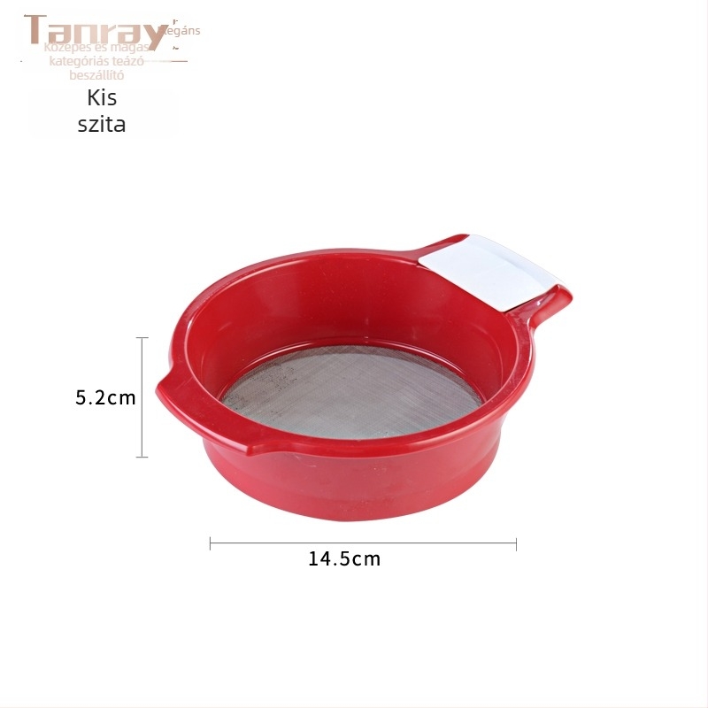 Liszt-szitáló ultrafin hálóval a sütéshez – modern, letisztult dizájn