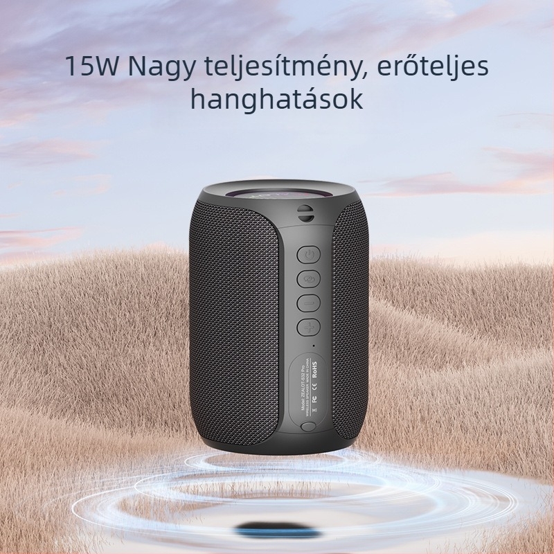 Fanatic S62M Bluetooth karaoke hangfal mikrofonnal, kompakt hangfal RGB világítással és hosszú akkumulátor-üzemidővel