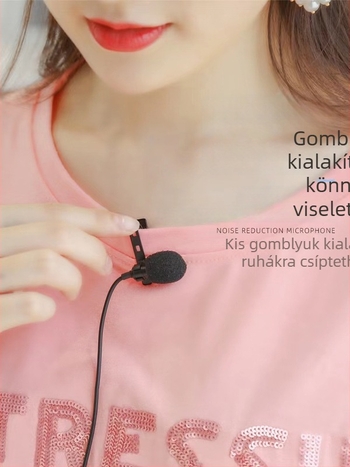 Kábeles fejhallgató-mikrofon tanárok és vezetők számára, univerzális kompatibilitás