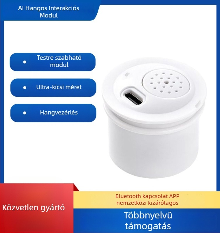 AI mozgó modul – beépített OpenAI modell, hangfelébresztés, intelligens párbeszéd, Bluetooth-alapú alkalmazás, PP anyag