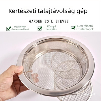 Yuman körkörös szita készlet orchideák ültetéséhez – talaj, homok, kő és folyami homok szitálása a kertben