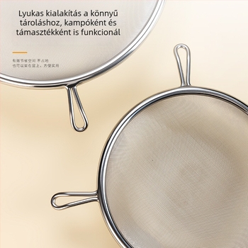 Otthoni szójaital szűrő 304 rozsdamentes acélból, 60-es hálóval, szita gyümölcslevekhez, gyógynövényekhez és liszthez