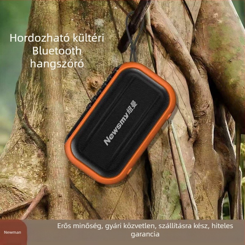 Newman L82 Vezeték nélküli Bluetooth hangszóró, két kártyahely, karaoke, kültéri hordozható basszus hangfal, számítógéphez és hangszerhez mikrofon csatlakoztatható