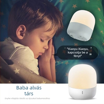 Okos éjszakai fény offline hangvezérléssel és háztartási készülékek vezérlésével