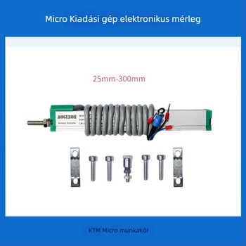 Lineáris elmozdulás szenzor húzórúd típusú, mikro-digitális vonalzó KTM sorozat injekciós gépekhez