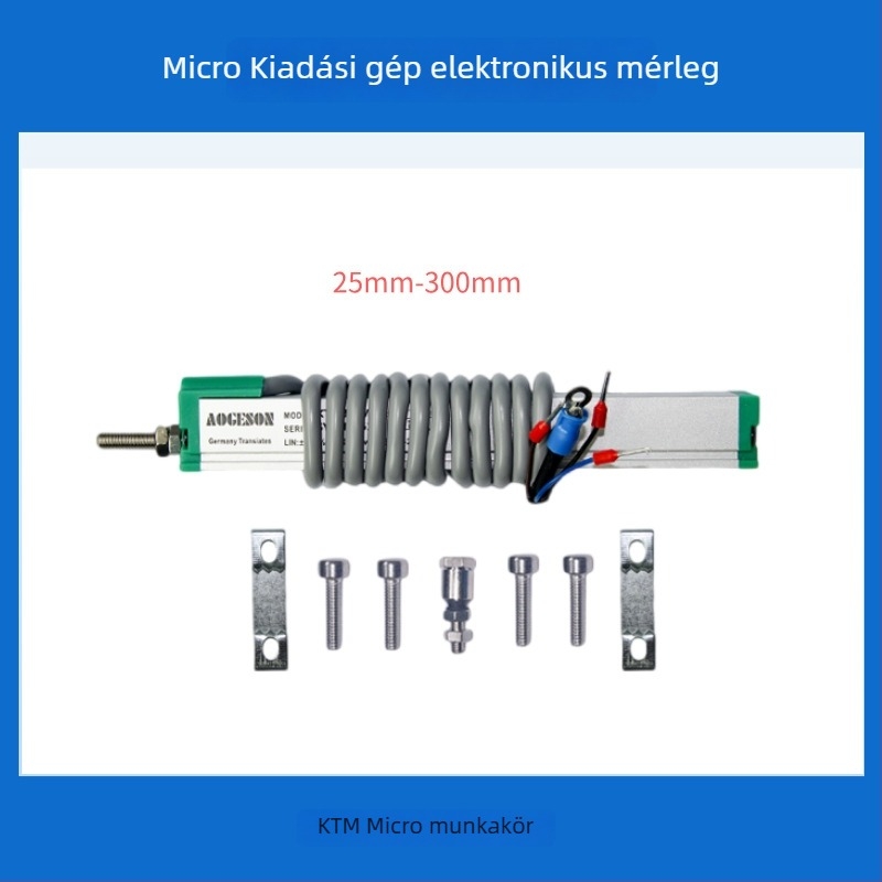 Lineáris elmozdulás szenzor húzórúd típusú, mikro-digitális vonalzó KTM sorozat injekciós gépekhez