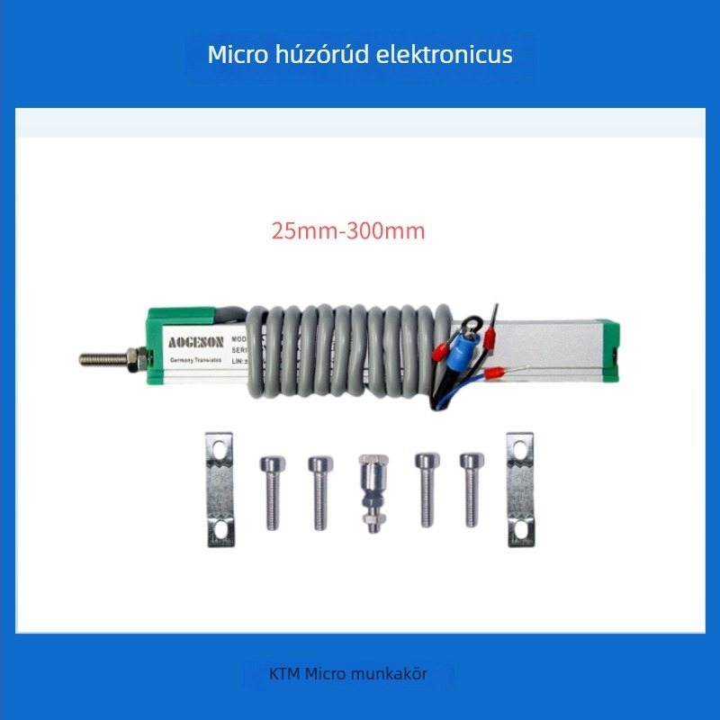 Lineáris elmozdulás szenzor húzórúd típusú, mikro-digitális vonalzó KTM sorozat injekciós gépekhez