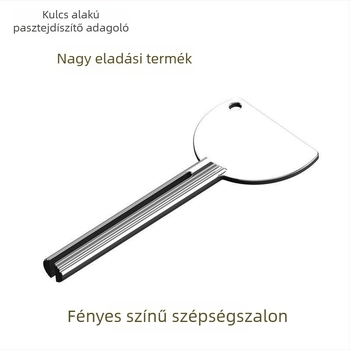 Fogkrém-kinyomó rozsdamentes acélból, egy darabos kivitel, fogkrémhez és hajfesték krémhez