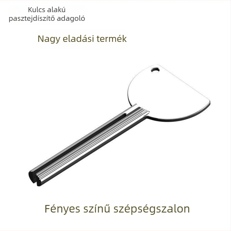 Fogkrém-kinyomó rozsdamentes acélból, egy darabos kivitel, fogkrémhez és hajfesték krémhez