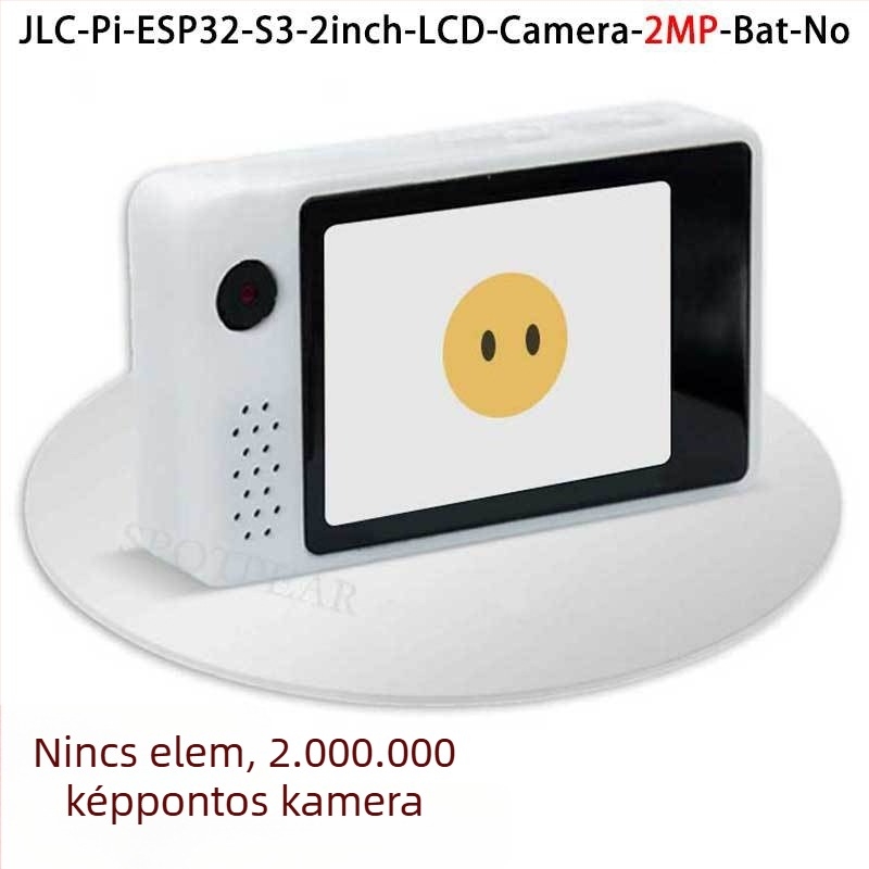 ESP32-S3 fejlesztői tábla 2 colos LCD‑vel és kamerával, N16R8 modell