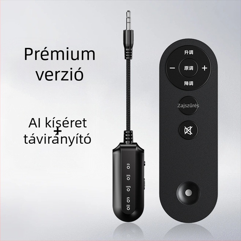 AI vokál eltávolító és kísérő eszköz, modell K300, Bluetooth támogatás, 20 m vezeték nélküli hatótáv, működés: vezetékes és vezeték nélküli, műanyag burkolat
