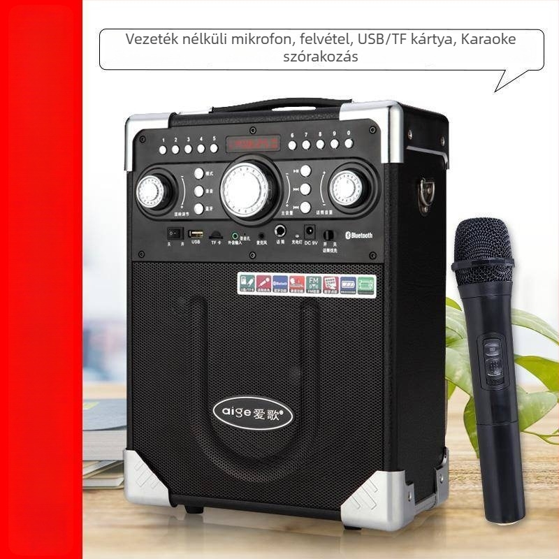 Love Song Lang Dale S8 Bluetooth hangszóró - 20W, Bluetooth 5.0, kettős meghajtó, 15 m hatótáv, 100 Hz-20 kHz