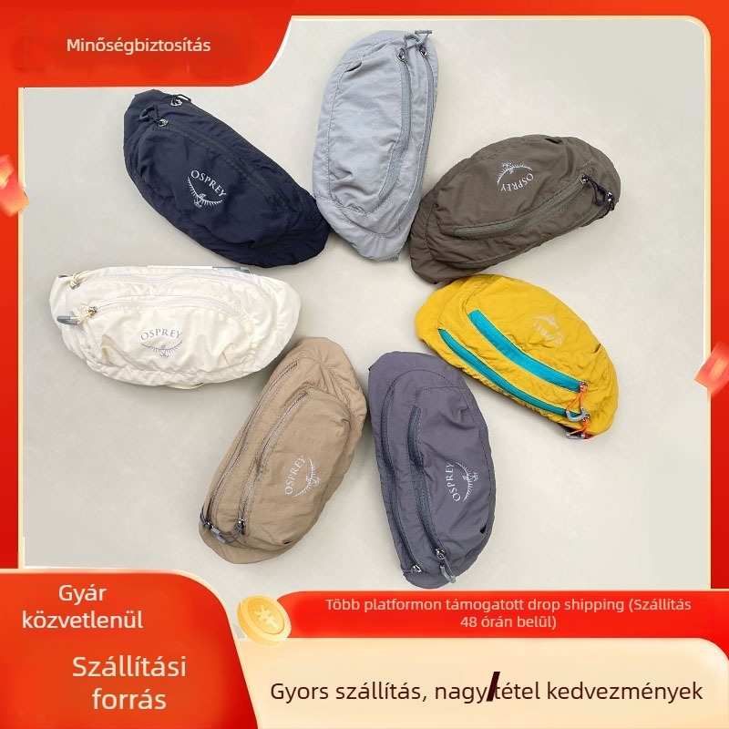 Sport deréktáska, egyszínű dizájn (Oxford anyag; nylon bélés; uniszex)