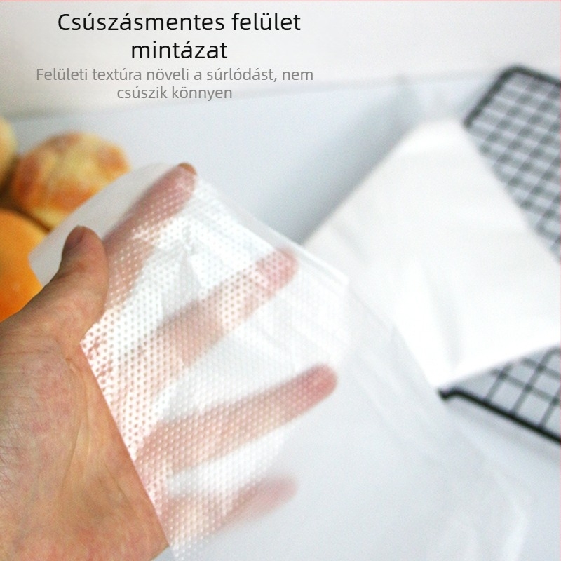 Élelmiszerbiztos egyszer használatos díszítő tasak krémekhez, műanyagból, 100 darabos csomag, krém díszítésre, bevezetve 2021-ben.