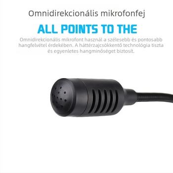 3.5mm mikrofon asztali és noteszgépekhez – karaoke és beszélgetés