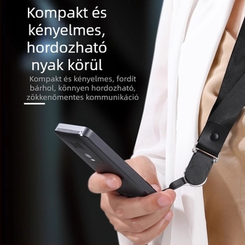 F6 fordító Wi-Fi-vel és Androiddal — Bluetooth, fém test, AI asszisztens
