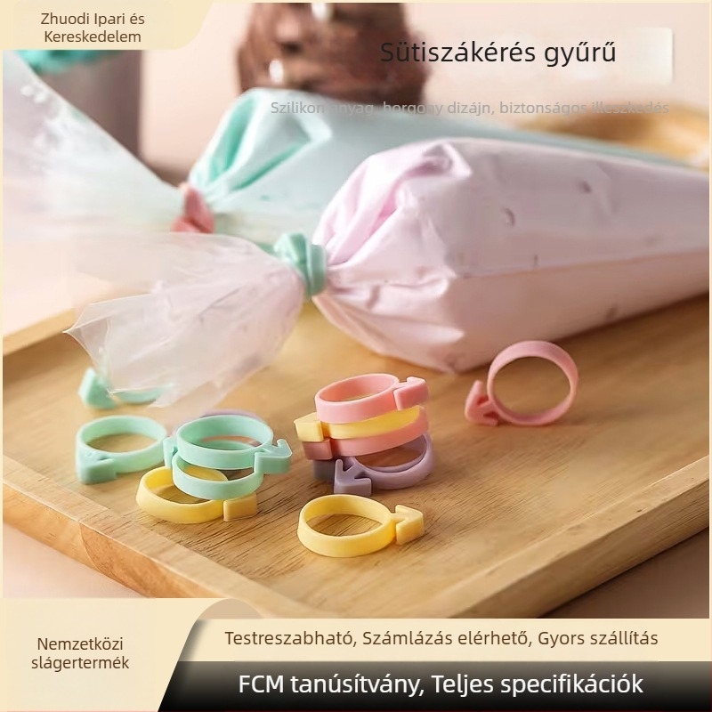 Szilikon tömítőgyűrű virágzsákhoz – modern minimális stílusú dekorációs eszköz
