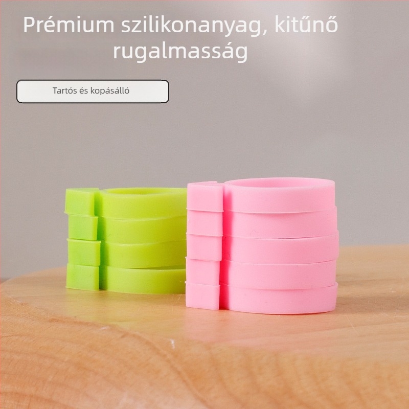 Szilikon tömítőgyűrű virágzsákhoz – modern minimális stílusú dekorációs eszköz