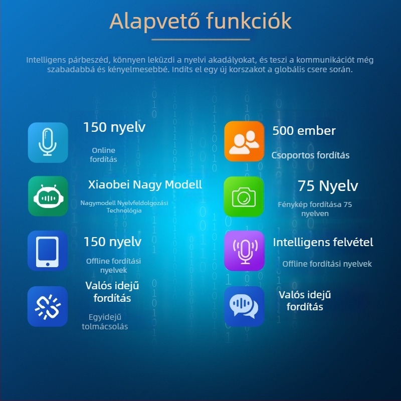 A40Lite Okos Offline Fordító – burmai, vietnami, perzsa, ujgur nyelvek; Android; Bluetooth; 10 m hatótávolság; Hangasszisztens