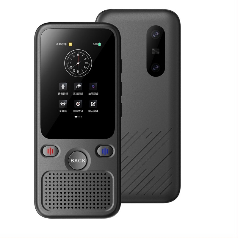 T20 offline AI fordító fejhallgató egyidejű fordítással - Bluetooth, Android, 10 m vezeték nélküli hatótávolság
