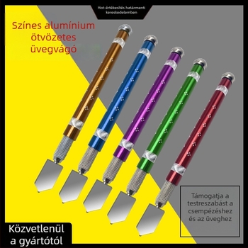 Yuesong alumínium‑ötvözetes roller üvegvágó – roller típusú, kézi gyémánt eszköz üveghez és csempéhez