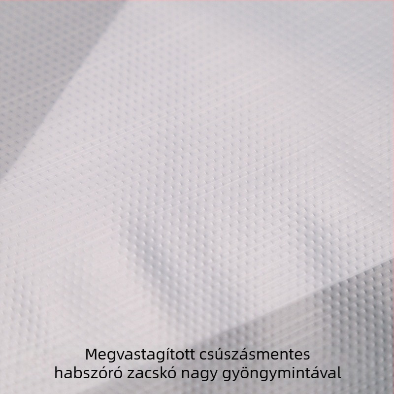 Egyszer használatos díszítő tasak készlet anti-slip megvastagodott szemcsés mintázattal – nagy, közepes és kicsi szemcsés mintázat, 100 db mindegyik