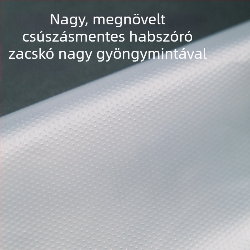 Egyszer használatos díszítő tasak készlet anti-slip megvastagodott szemcsés mintázattal – nagy, közepes és kicsi szemcsés mintázat, 100 db mindegyik