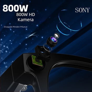 Okos szemüveg G-300, 8MP kamera, 32GB memória, fejre rögzíthető, érintéses és gombos vezérlés, akkumulátor 220