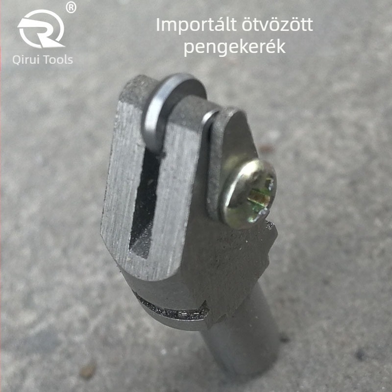 Üvegvágó gép pengéjének feje, automata vágófej, ezüst pengetartó