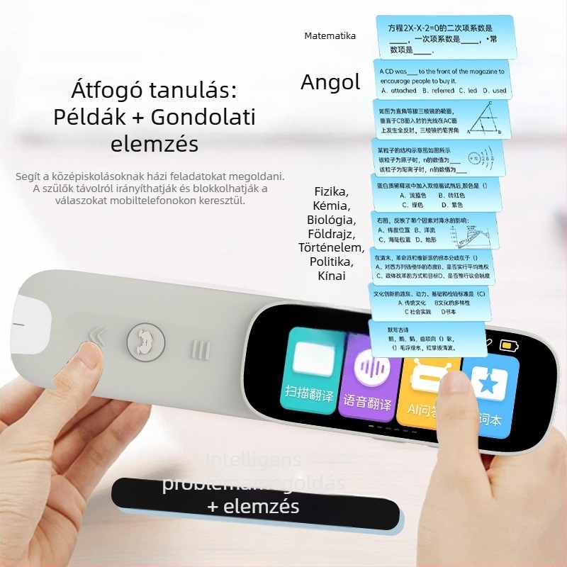 Olvasó toll tanulók számára, A7 modell, Ni-MH akkumulátor, olvasó készülék