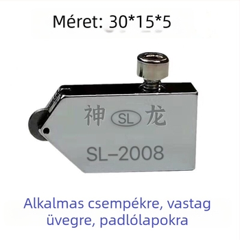 Csempé- és üvegvágófej nagy kerékkel, háztartási használatra; Típus: Egyéb; Márka: Unique; Alkalmazási terület: Egyéb