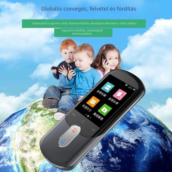 Intelligens fordító készülék – modell F4A, Android OS, Bluetooth, 10 m vezeték nélküli hatótáv, gomb + érintőképernyő üzemmód